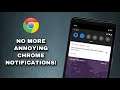 How To Disable Notifications On Google Chrome (Android) #shorts