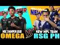 MSC CHAMPIOM 2021 with NEW ROSTER vs. MPL PH Newly Form Team | OMEGA vs RSG PH ~ Mobile Legends