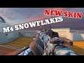 *NEW SKIN* M4 SNOW FLAKES GAMEPLAY Call of Duty: Mobile
