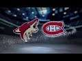 NHL 20 - Arizona Coyotes Vs Montreal Canadiens Gameplay - NHL Season Match Feb 10, 2020