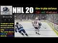 NHL 20 how to play defense tips and strategies