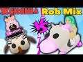 Rob mix vs ЖЕНЯША в АДОПТ МИ Роблокс | Битва питомцев Adopt Me ROBLOX