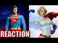 Sideshow Collectibles Superman and Power Girl Reaction