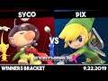 Syco (Olimar) vs Pix (Toon Link) | Winners Bracket | Synthwave X Three