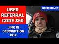 Uber Driver Referral Code - $50 Coupon Code - Invite Code - Driving App - Uber Eats - LINK BELOW
