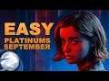 Easiest Platinum Games of Septmeber 2019 | Easy Platinum for $1.99 Crossbuy & Stackable | PS4 & Vita