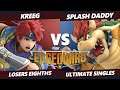 Edgeguard Top 8 - Kreeg (Roy) Vs. Splash Daddy (Wolf, Bowser) SSBU Ultimate Tournament