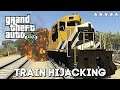 How to Hijack a Train in GTA 5 (GAMEPLAY)