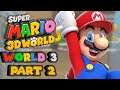 Super Mario 3D World 3 Part 2 | TZ Keeps falling down lol