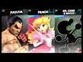 Super Smash Bros Ultimate Amiibo Fights – Kazuya & Co #407 Kazuya vs Peach vs Game&Watch