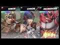 Super Smash Bros Ultimate Amiibo Fights – Request #14233 Simon vs Chrom vs Incineroar