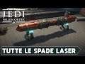 TUTTE LE SPADE LASER ► STAR WARS JEDI FALLEN ORDER - LIGHTSABER ITA - PS4 PRO