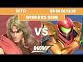 WNF 4.4 - Nito (Ken) vs Rhinodude (Samus) Winners Semi Finals - Smash Ultimate