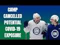 Canucks news: training camp sessions cancelled today due to potential exposure to COVID-19