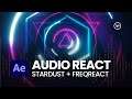 Create an Audio Reactive Neon Visualizer using Stardust Deep Glow and FreqReact in After Effects