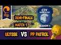 CWC: Demi-finale - Ulysse vs PP Patrol - match 1