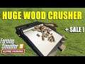 Farming Simulator 19: Huge Wood Crusher! Selling Logs! Forestry on ALPS!