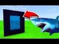 How To Make A Portal To SHARK DIMENSION in Minecaft Pocket Edition/MCPE