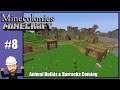 Let's Play MineColonies #8 Animal Buildings and Barracks Coming - Minecraft Modded Series