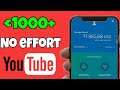 Make 1000$+ A Day As A Teen On Youtube! No Effort! (Make Money Online)