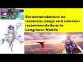 Play efficiently and summon efficiently in Langrisser Mobile