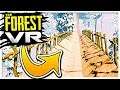 Riding a MEGA Water Slide in The Forest In VIRTUAL REALITY! - The Forest VR -