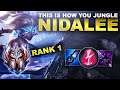 THIS IS HOW YOU JUNGLE! RANK 1 CHALLENGER NIDALEE! | League of Legends