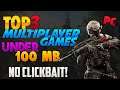 Top 3 Multiplayer Games for PC under 100mb | Low-End PC | G4GT Gaming