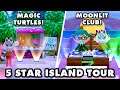 5 Star Island! Behold the Future Seeing Turtle! Animal Crossing New Horizons Island Tour!