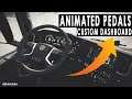 Animated Pedals, Animated Steering Wheel & Scania 2016 S & R Custom Dashboard v1.8 | ETS2 Mods v1.41