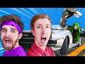CHAD & DANIEL vs PZ9 in DeLorean Car! Win Hacker Challenges to Escape, Save Vy & Regina in 24 Hours!