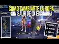 COMO CAMBIARTE LA ROPA SIN SALIR DE LA ESCUADRA | FREE FIRE