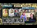 CR7 + 20x ICON und 12x HERO im PACK OPENING 😱😳 Der EA ACCOUNT LEBT 🥰 Best of ICON + HERO SBC FIFA 22