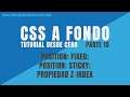 Curso CSS a Fondo - Desde Cero - Parte 1️⃣5️⃣ - Position: (fixed, sticky) y z-index