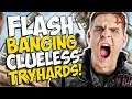 FLASH BANGING CLUELESS TRYHARDS on Call of Duty: Modern Warfare!!