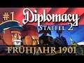 Let's Play Diplomacy [S2] #1: Frühjahr 1901 (Steinwallens Lager / Play-by-Mail)