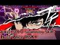 Persona 5 Scramble - Boss Shadow Alice Joker SOLO Spamming Skills [RISKY]