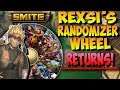 REXSI'S RANDOM GOD & BUILD WHEEL RETURNS! YES OR NO?! - Masters Ranked Duel - SMITE