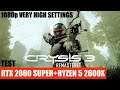 RTX 2060 SUPER+RYZEN 5 2600X in Crysis 3 Remastered