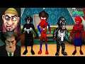 Scary Robber Home Clash VS Scary Teacher 3D - Spiderman & Venom Mod - Miss T VS Robbers