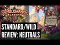 Scholomance Academy Standard/Wild Review: Neutrals | Hearthstone