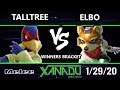 S@X 339 SSBM - Talltee (Falco) Vs. Elbo (Fox) Smash Melee Winners Round 1