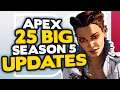 Apex Legends 25 HUGE SEASON 5 UPDATES, New Legend, Battle Pass + MORE!