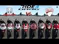Ducati Vs Honda 1000CC Drag Battle | Battles OF Super Bikes | Ride 4 Official Drag Race | 4k |