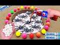 Fanta, Coca Cola, Pepsi, Sprite And Toy spider Underground VS Mentos | Different color candies