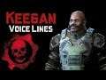 Gears of War 5 - Keegan Voice Lines (Multiplayer + Escape)