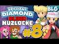 Lets Play Brilliant Diamond Nuzlocke - Part 8 - Demolishing Trainers