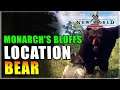 Monarch's Bluffs Bear Location New World