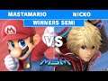 MSM 204 - POW | Mastamario (Mario) Vs Demise | Nicko (Shulk) Winners Semi - Smash Ultimate