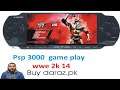 Psp 3000 WWE 2 k 14 game play and review
